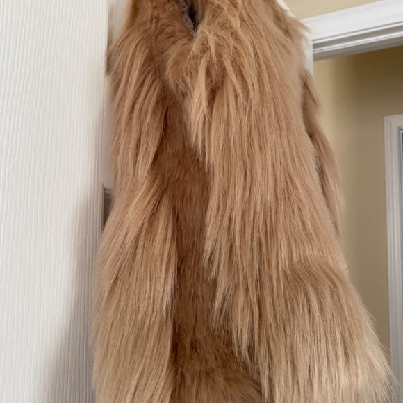 Code❤️ Faux Fur Womens Vest Sz L - Picture 2 of 8